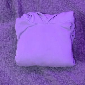 purple hoodie